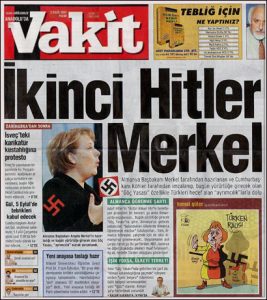 Vakit-Merkel-artikel